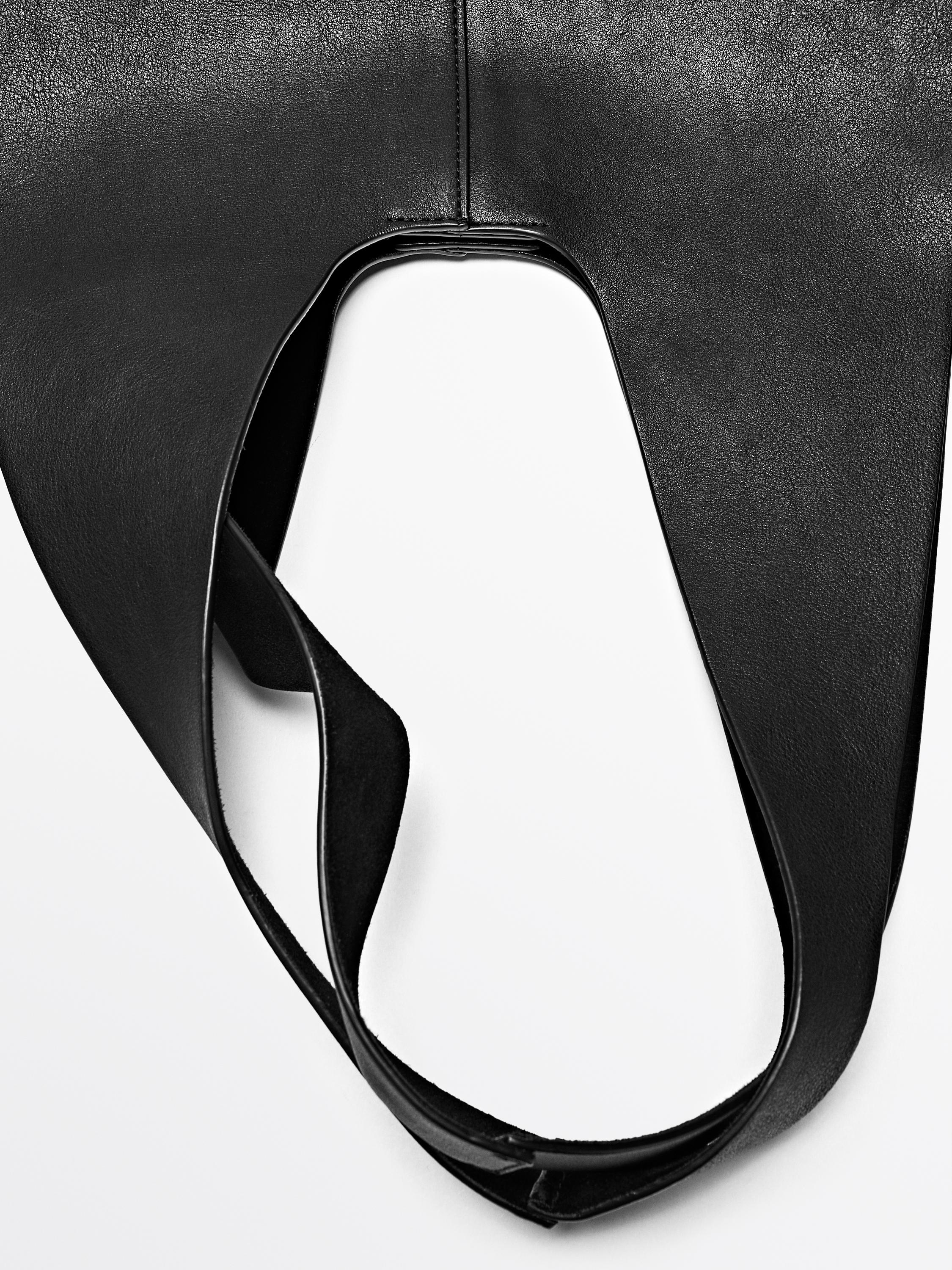 Nappa leather tote bag